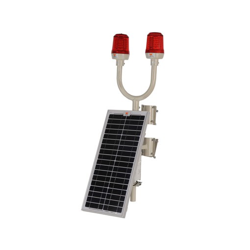 wetra twin solar powered aviation obstruction light