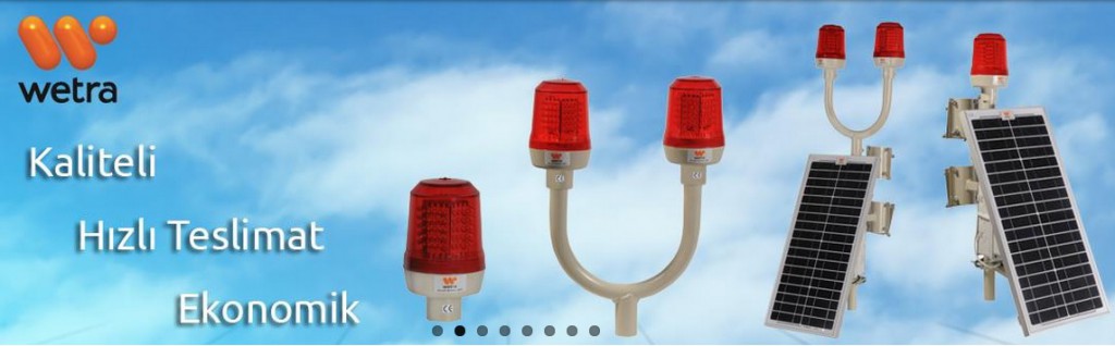 Wetra Ledli Uçak İkaz Lambaları