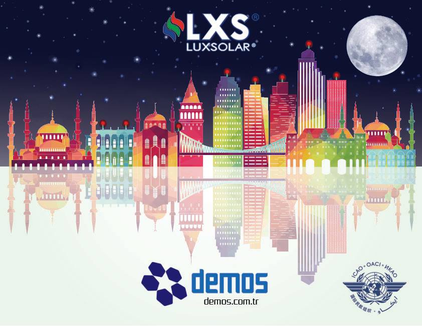 Luxsolar ledli uçak ikaz lambası