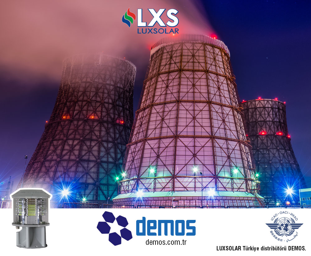 Luxsolar ledli uçak ikaz lambaları