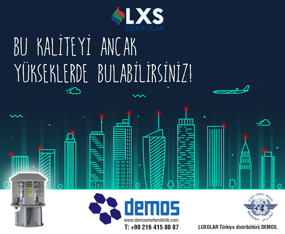 Luxsolar ledli uçak ikaz lambası sistemleri